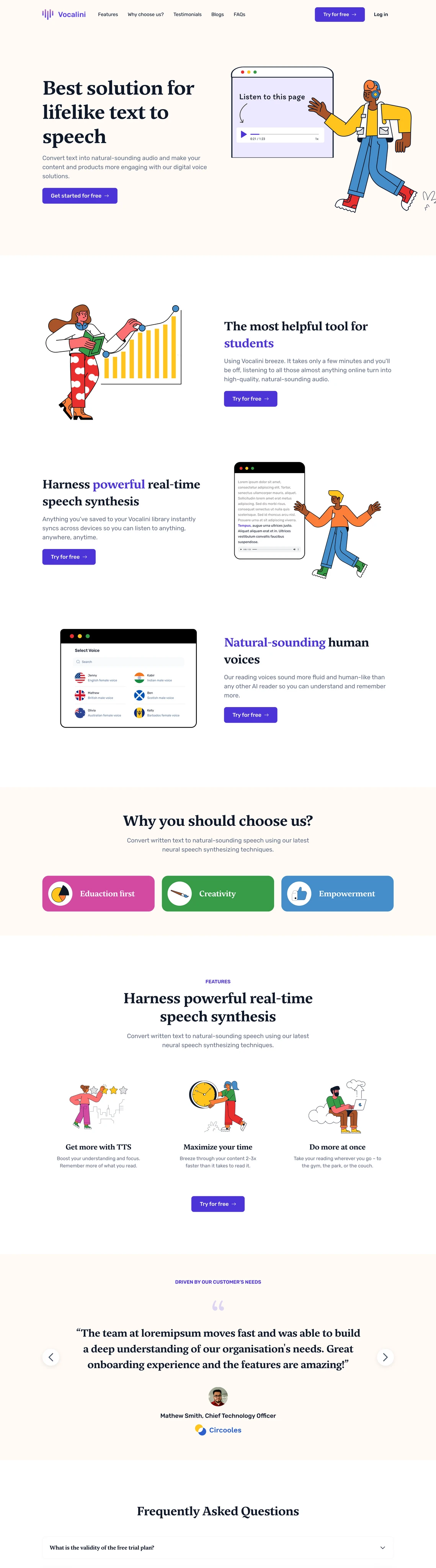 Care recruitment website example
